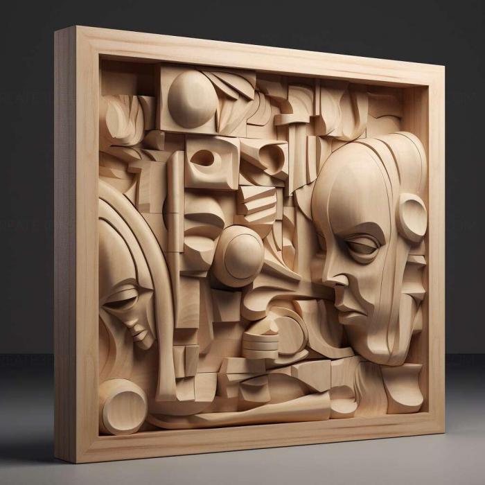 نموذج ثلاثي الأبعاد لآلة CNC 3D Art 